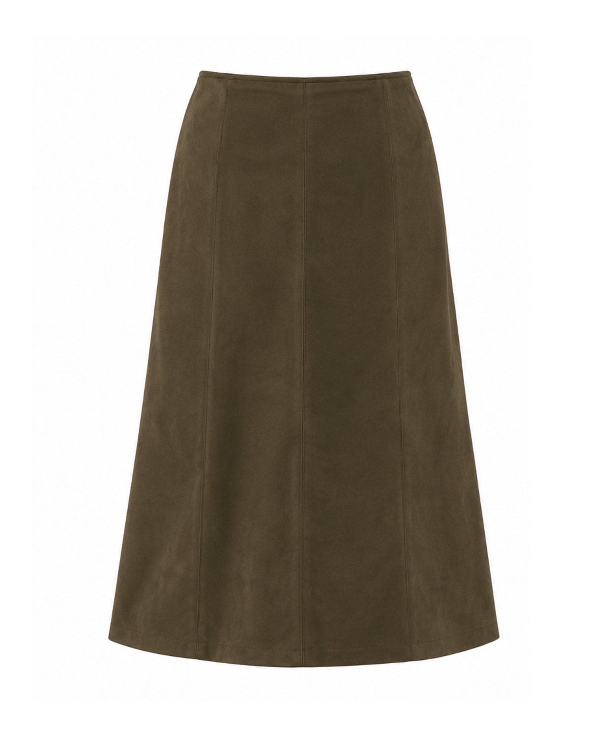 Sylvia Suede Skirt - Dirty Martini
