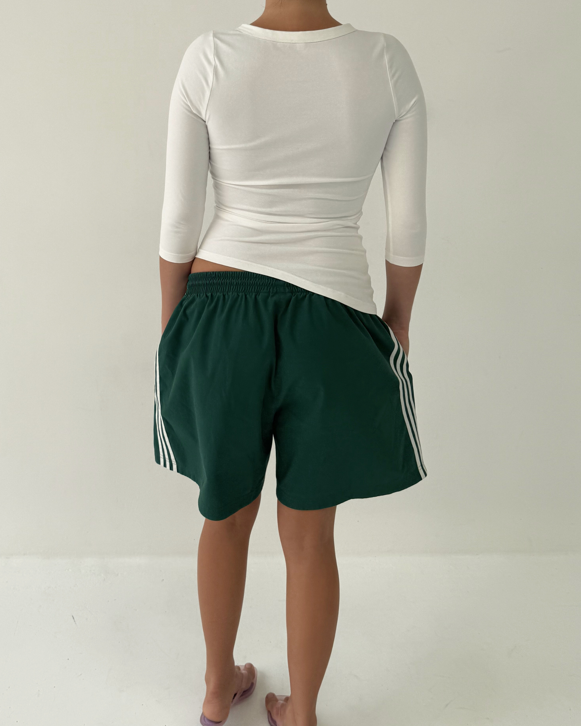 Missy Mid Sleeve Top - White